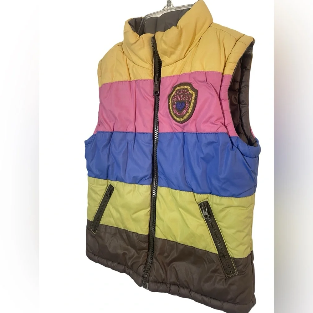 The Children’s Place Reverseable Girls Puffer Vest